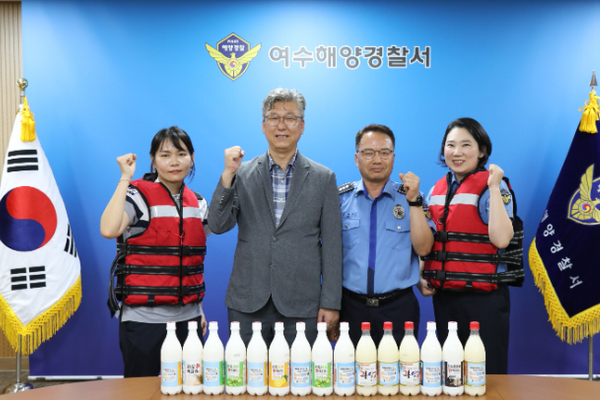 여수해경·광양주조공사, 해양 안전·환경보호 캠페인